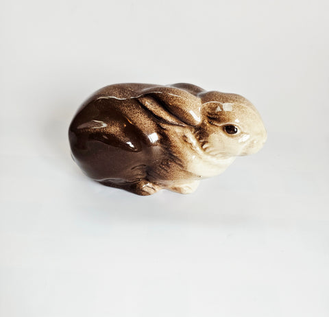 Vintage Poole Pottery Crouching Rabbit Figurine