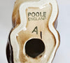 Vintage Poole Pottery Crouching Rabbit Figurine