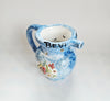 Rare Vintage Ceramica Ericina Hand-Painted Glazed Ceramic Novelty Puzzle Pitcher / Jug from Sicily, Italy