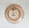 Vintage / Antique Hand Painted Studio Pottery Ceramic Earthenware Decorative Wall Plate from Amalfi, Italy