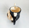 Rare Vintage Collectible Novelty Hand-Painted Ceramic 3D Bull Head Mug, Souvenir from Barcelona