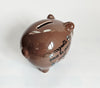 Collectible Decorative Glazed Ceramic Piggy Bank Designed by De' co & des mots l'original