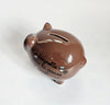 Collectible Decorative Glazed Ceramic Piggy Bank Designed by De' co & des mots l'original