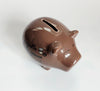 Collectible Decorative Glazed Ceramic Piggy Bank Designed by De' co & des mots l'original