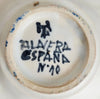Vintage Hand-Painted Talavera Majolica Ceramic Bowl / Ashtray from Spain