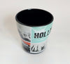 Vintage 2000's Americaware Hollywood Landmarks Glazed Ceramic Tea / Coffee Mug