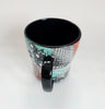 Vintage 2000's Americaware Hollywood Landmarks Glazed Ceramic Tea / Coffee Mug