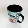 Vintage 2000's Americaware Hollywood Landmarks Glazed Ceramic Tea / Coffee Mug