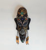 Vintage 1970's African Tribal Hand Carved Wooden Wall Mask