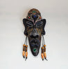 Vintage 1970's African Tribal Hand Carved Wooden Wall Mask