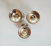 Vintage Christofle Set Of Three Silver Plated Eggcups, France