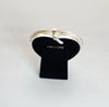 Vintage 1990's La Vie Mini Silver Plated Heart Shaped Lacquer Rose Hand Polished Picture Frame