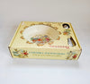 Vintage 1980's Royal Doulton Bunnykins Fine Bone China Baby Plate and Feeding Spoon in Its Original Box