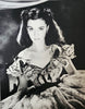 Collectible Black and White Photograph of The Iconic Actress Vivien Leigh in her Celebrated Role as Scarlett O'Hara in the Classic 1939 Film Gone with the Wind