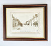 Mahogany Wood Framed Vintage Photo Print Titled "Maidenhead Bridge street 1890", Selected from the World Famous Francis Firth Collection (Copy) (Copy)