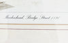 Mahogany Wood Framed Vintage Photo Print Titled "Maidenhead Bridge street 1890", Selected from the World Famous Francis Firth Collection (Copy) (Copy)