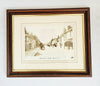Mahogany Wood Framed Vintage Photo Print Titled "Maidenhead Bridge street 1890", Selected from the World Famous Francis Firth Collection (Copy)