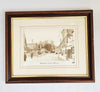 Mahogany Wood Framed Vintage Photo Print Titled "Maidenhead Castle Hill 1904", Selected from the World Famous Francis Firth Collection