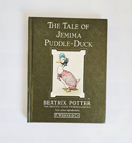Vintage 1987 Beatrix Potter 'The Tale Of Jemima Puddle-Duck', Frederick Wayne & Co.