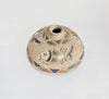 Rare Vintage Paul Winspear 1970s Studio Pottery Weed Pot / Bud Vase – Incised Sgraffito Fish Design