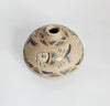 Rare Vintage Paul Winspear 1970s Studio Pottery Weed Pot / Bud Vase – Incised Sgraffito Fish Design