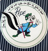 Vintage 1992 Warner Bros Studio Store Pepe Le Pew Plate | Pristine Looney Tunes Collectible