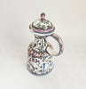 Vintage Portuguese Estrela de Conimbriga Hand-Painted Faience Lidded Ewer Pitcher – Mint Condition