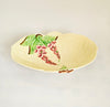 Vintage Pristine 1940s Carlton Ware Australian Design Yellow Foxglove Oval Leaf Dish