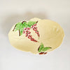 Vintage Pristine 1940s Carlton Ware Australian Design Yellow Foxglove Oval Leaf Dish