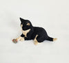 Vintage 1990s Sherratt & Simpson Tuxedo Cat & Mouse Figurine - Perfect Condition