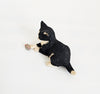 Vintage 1990s Sherratt & Simpson Tuxedo Cat & Mouse Figurine - Perfect Condition