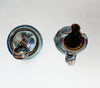 Rare Colm De Ris Pottery Set | Flawless Celtic Blue Glaze Jug & Lidded Pot