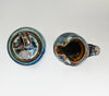 Rare Colm De Ris Pottery Set | Flawless Celtic Blue Glaze Jug & Lidded Pot