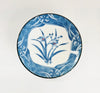 Vintage 1970s Japanese Cobalt Blue Arita Ware Porcelain Orchid Pin Dish / Trinket Tray – Signed Koyodo Mino Ware