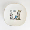 Rare Vintage 1950s Kitsch Adult Novelty Dish • "Once More For Old Times Sake" Pin Tray