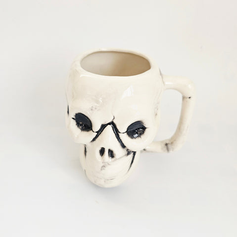 Puckator Ancient Skull Ceramic Shaped Mug | Heavy 3D Novelty Gothic Mug