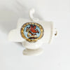 Vintage 1920s Gemma China Crested Ware "Coal Scuttle" Miniature (Prestatyn Crest)