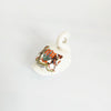 Vintage 1912s Arcadian China Crested Ware "Swan" Figurine (Hoylake Crest)