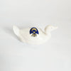 Vintage 1913s Grafton China Crested Ware "Duck" Figurine with Portsmouth Crest