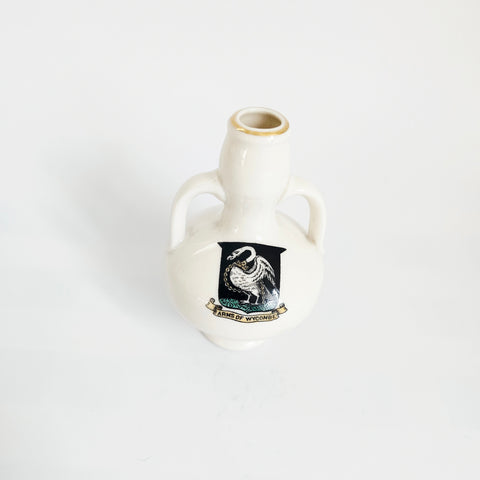 Antique 1909s W.H. Goss Crested China "Eton Vase" Replica (Wycombe Crest)
