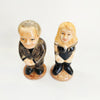 Rare 1970s Vintage CC HP "Vicar and Tart" Ceramic Novelty Salt and Pepper Shaker Set