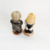 Rare 1970s Vintage CC HP "Vicar and Tart" Ceramic Novelty Salt and Pepper Shaker Set