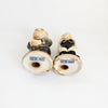 Rare 1970s Vintage CC HP "Vicar and Tart" Ceramic Novelty Salt and Pepper Shaker Set