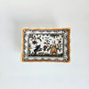 Vintage Filcer Portugal Hand-Painted Ceramic Trinket Dish – 17th Century Style Leaping Rabbit