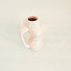 Rare 1968 Vintage "Bourne" Pink Torso Trick Puzzle Mug – Functional Gimmick Variant