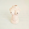 Rare 1968 Vintage "Bourne" Pink Torso Trick Puzzle Mug – Functional Gimmick Variant