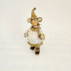 Charming Holiday Classics Ceramic Skiing Mouse Figurine – Whimsical Christmas Decor
