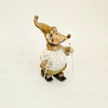 Charming Holiday Classics Ceramic Skiing Mouse Figurine – Whimsical Christmas Decor