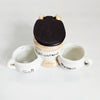 Pristine Vintage 1950s Novelty Toilet Cruet Condiment Set – "Foreign" Stamped Kitsch