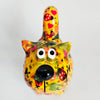 Rare Pomme Pidou "Dorothy the Cat" Piggy Bank - Unique Ladybird & Heart Pattern